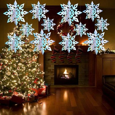 Fiocchi di neve olografici 3D (6 pezzi) | HOLOFLAKE