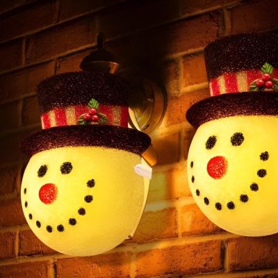 Copri luce a forma di pupazzo di neve | SNOWKO