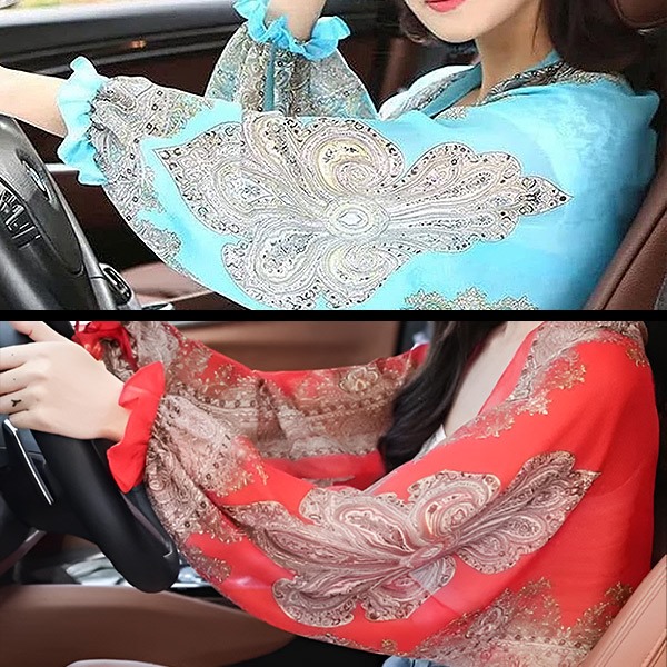 FJAUOQ Manicotti per braccia di raffreddamento leggeri unisex modello giraffa geometrica copertura riscaldante a compressione per attività all' aperto, Come nella foto, Taglia unica