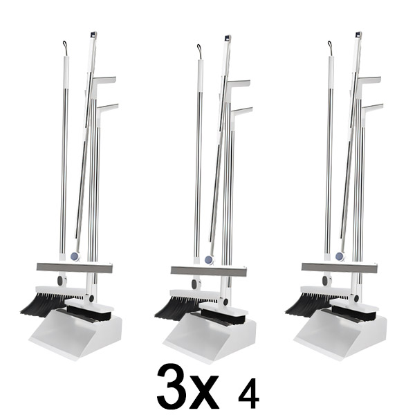3x Scopa autopulente (4 pezzi/set) | BROOMZI
