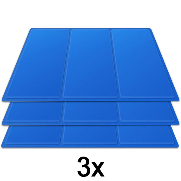 3x Tappetino rinfrescante per animali domestici – 90 x 50 cm, senza elettricità o acqua | PAWCHILL