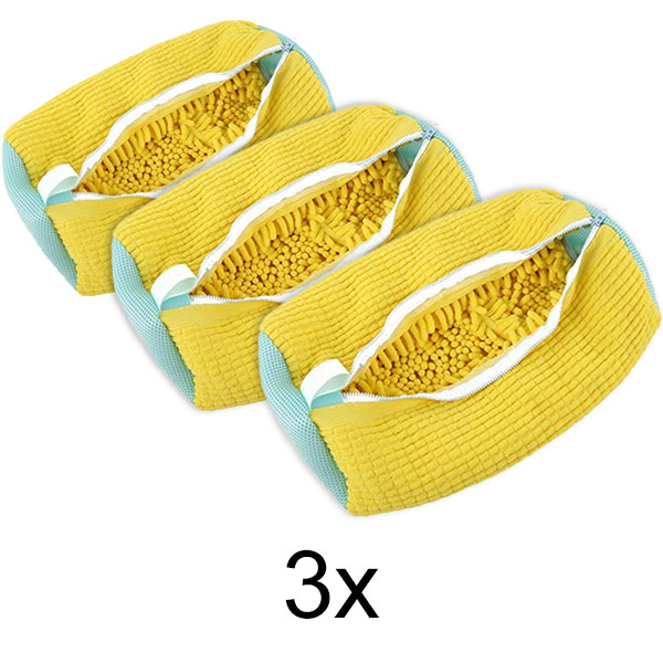 3x Sacchetto per il lavaggio delle scarpe in microfibra | SHOEPURE