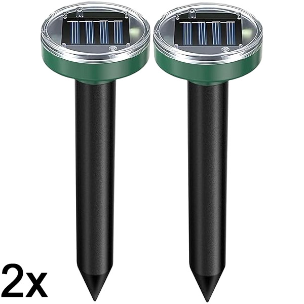 2x Repellente per animali nocivi solare | SOLGUARD
