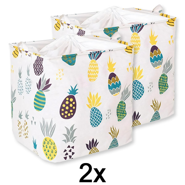 2x Scatola pieghevole di grandi dimensioni CLOTHBOX