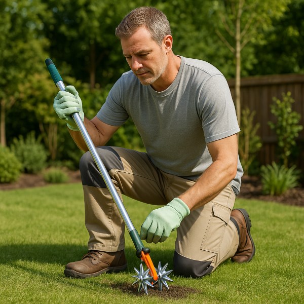 Condizionatore Per Terreno KADAX, Coltivatore Manuale Da Giardino Con Trimmer Per Terreno 82129512