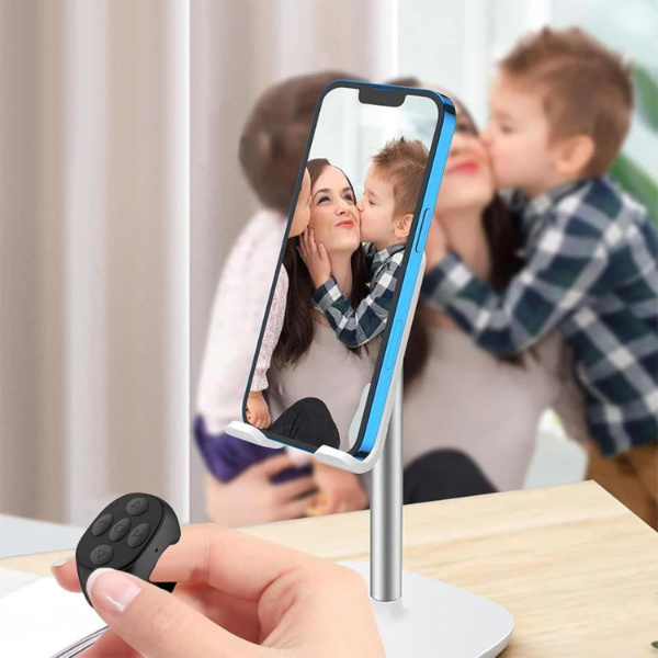 Telecomando Ad Anello Bluetooth – Scrolling E Otturatore Per Selfie, Pagine, Social E Musica, Batteria 40mAh