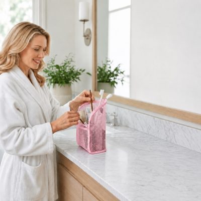 Organizer da viaggio compatto per articoli da toilette | TRAVKIT