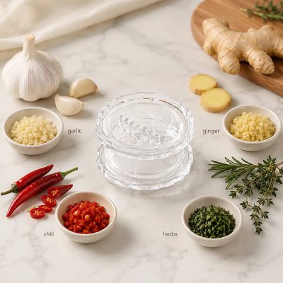Tritatutto manuale portatile per alimenti (2 pezzi/set) | TWISTCHOP