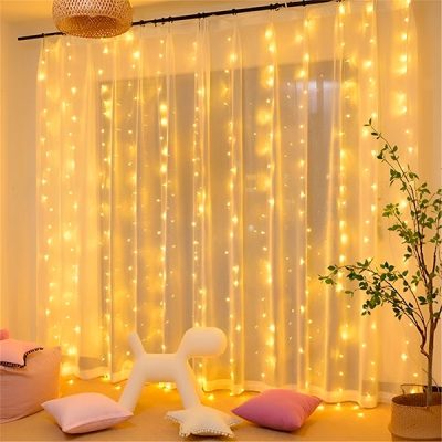 Luci LED a tenda natalizie - | CURLIGHT